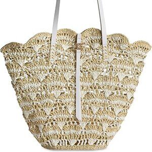 Sam Edelman | Laylah Ivory Paper Raffia Tote Bag | Brand New | $185 Retail